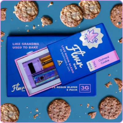 Flwr Bar - 3 Gram THCA Disposable - Oatmeal Cookie - Indica